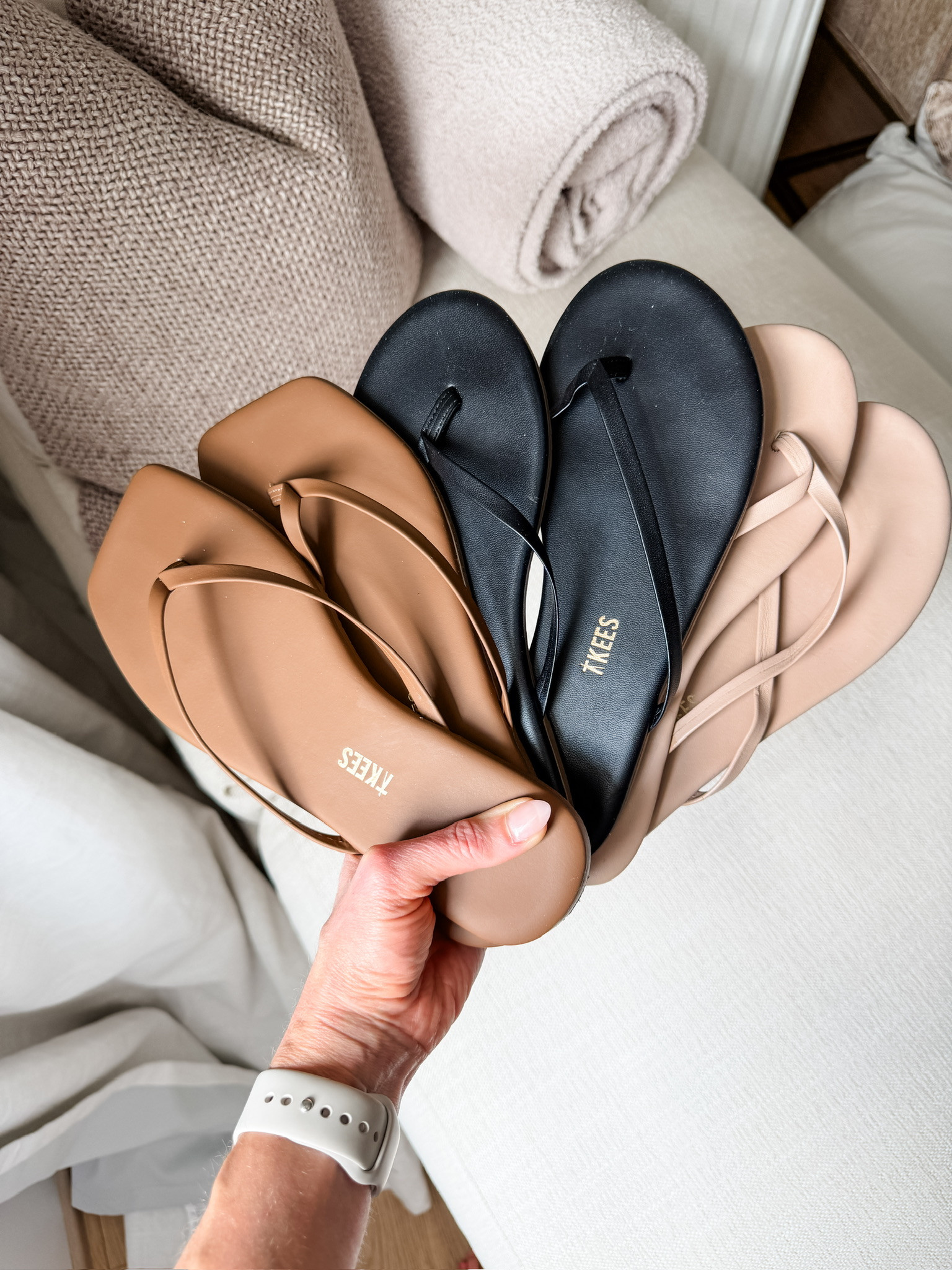 TKEES flip flops for summer!  

 #LTKdayinmylife #LTKgrwm #LTKootd