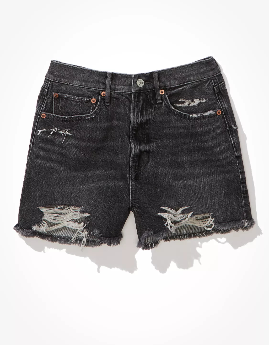 AE Highest Waist Denim '90s Boyfriend Short | American Eagle Outfitters (US & CA)
