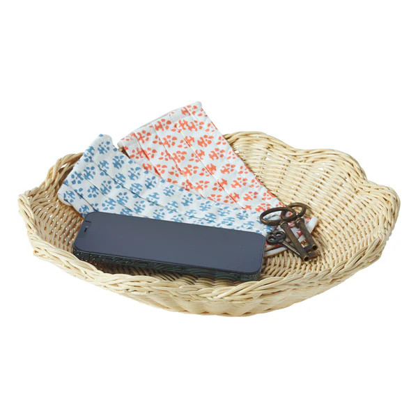 Wavy Wicker Tray | Amanda Lindroth