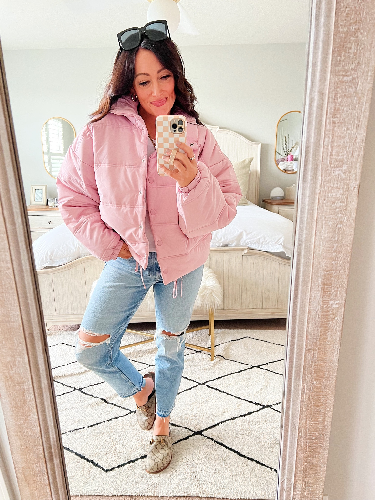 TARGET 🎯 TUESDAY 
• true size small jacket - runs oversized- could go down 
• jeans true to size 
• mules true to size, if between sizes, go up 

#LTKSeasonal #LTKfindsunder50 #LTKstyletip