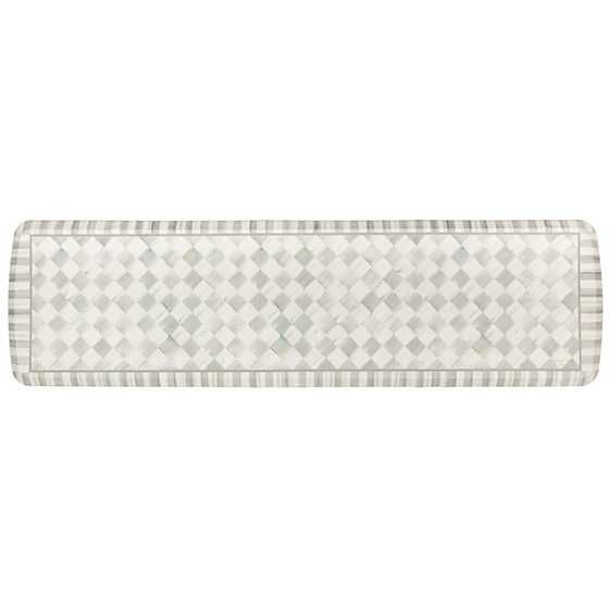 Sterling Check 20" x 72" GelPro Comfort Mat | MacKenzie-Childs