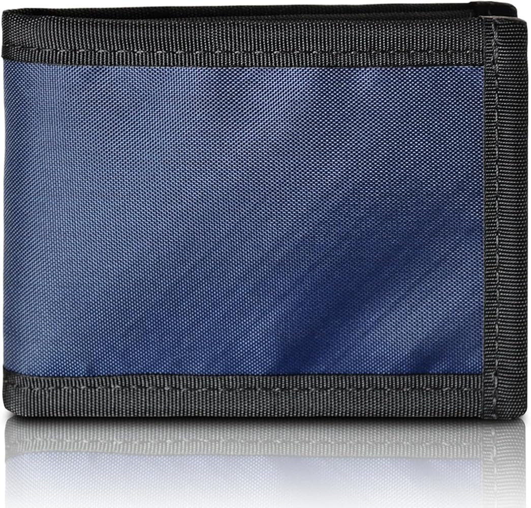 Flowfold Vanguard Recycled Material Bifold Wallet | Slim and Durable with Cash Pocket, Two Hidden... | Amazon (US)