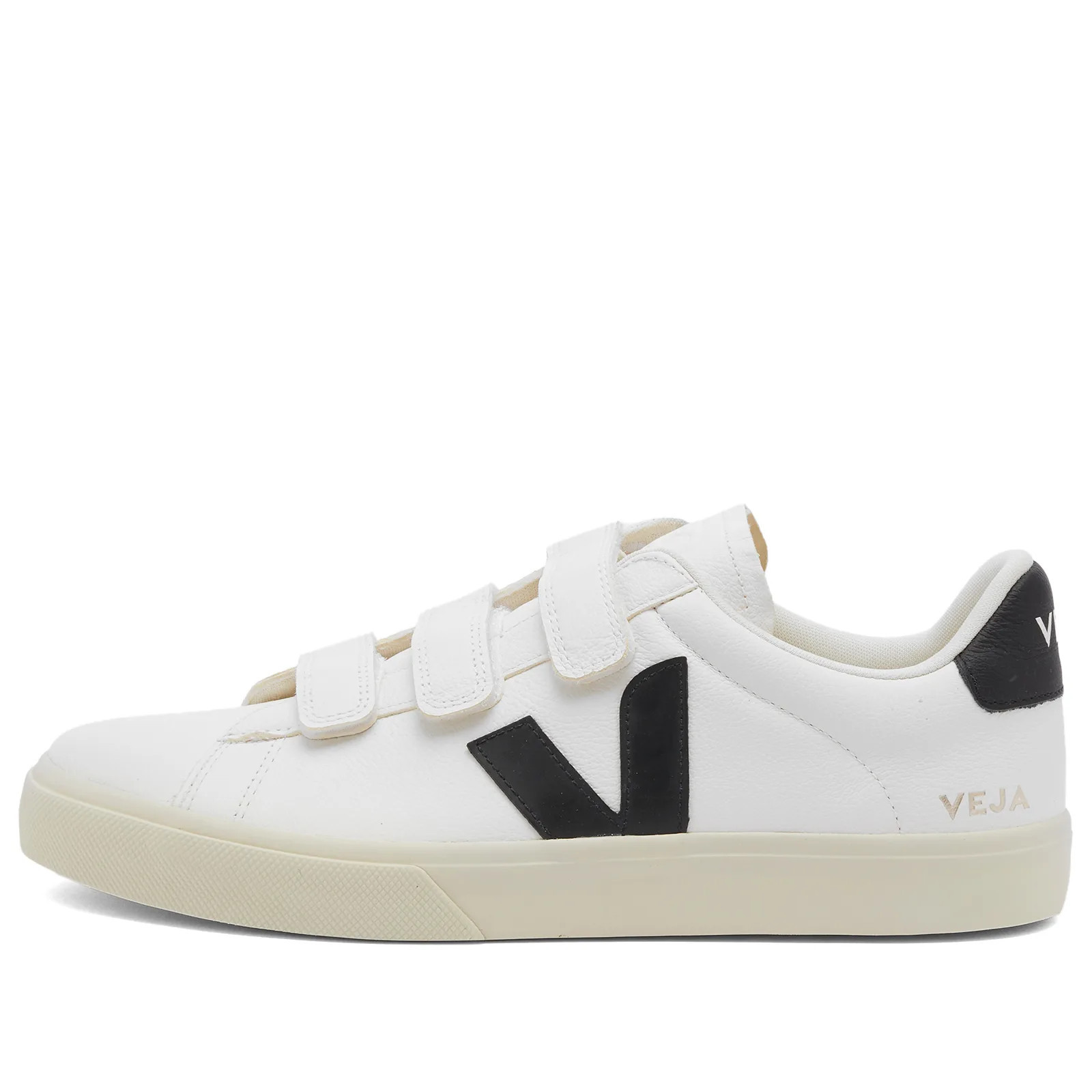 Veja Men's Recife Velcro Sneakers in Extra White/Black, Size UK 9 | END. Clothing