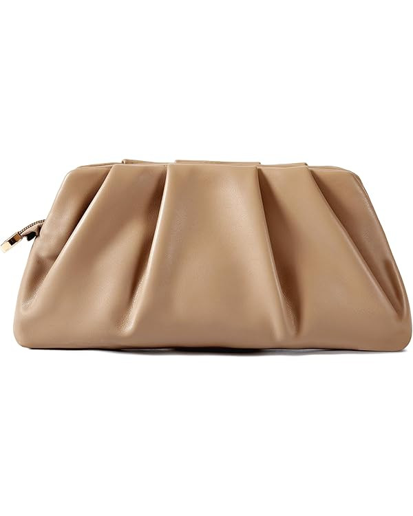 Evening Bag for Women Ruched Clutch Purse Detachable Metal Chain Crossbody Bag | Amazon (US)