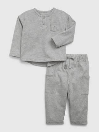 Baby First Favorites 100% Organic CloudCotton Cargo Outfit Set | Gap (US)