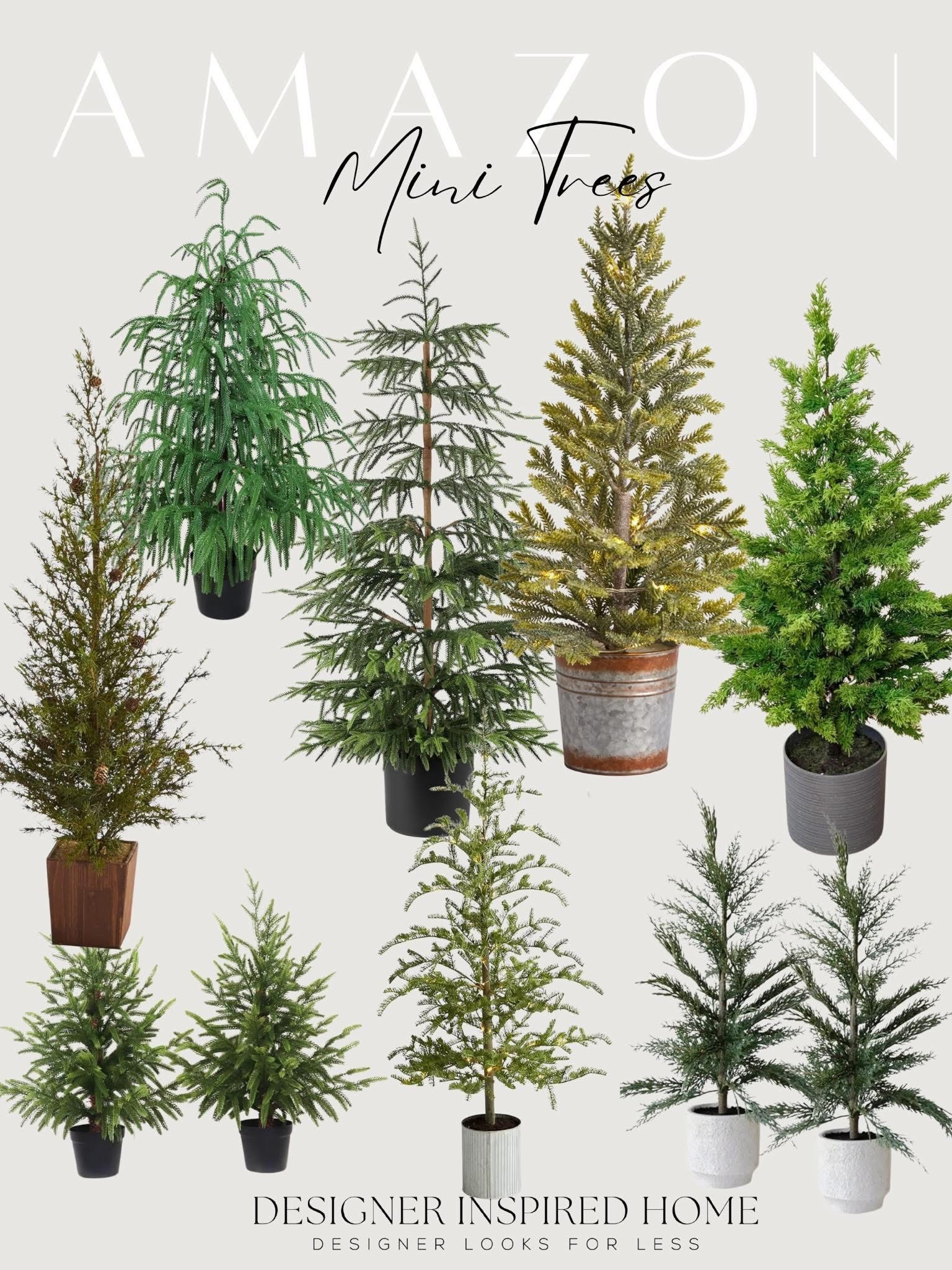 Amazon mini trees 

#LTKHoliday #LTKSeasonal #LTKHome