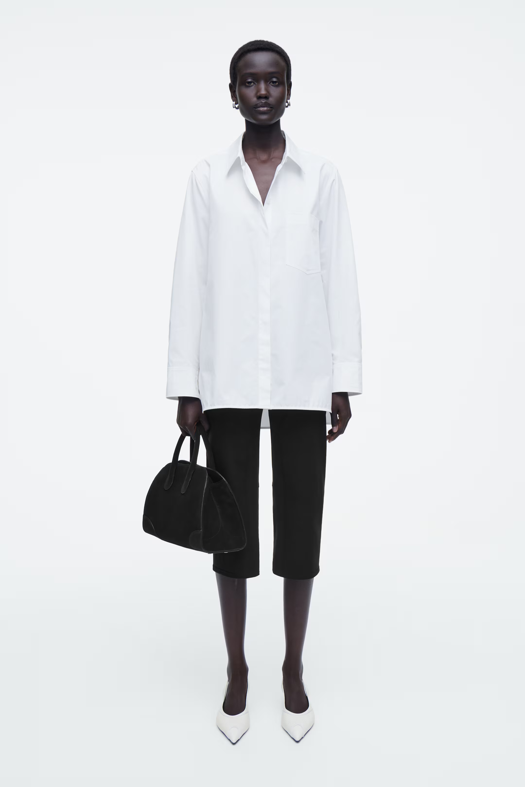 TACONES DESTALONADOS DE PIEL PERFORADA - BLANCO - MUJER | H&M ES | H&M (FR, IT, ES, PT, BE)