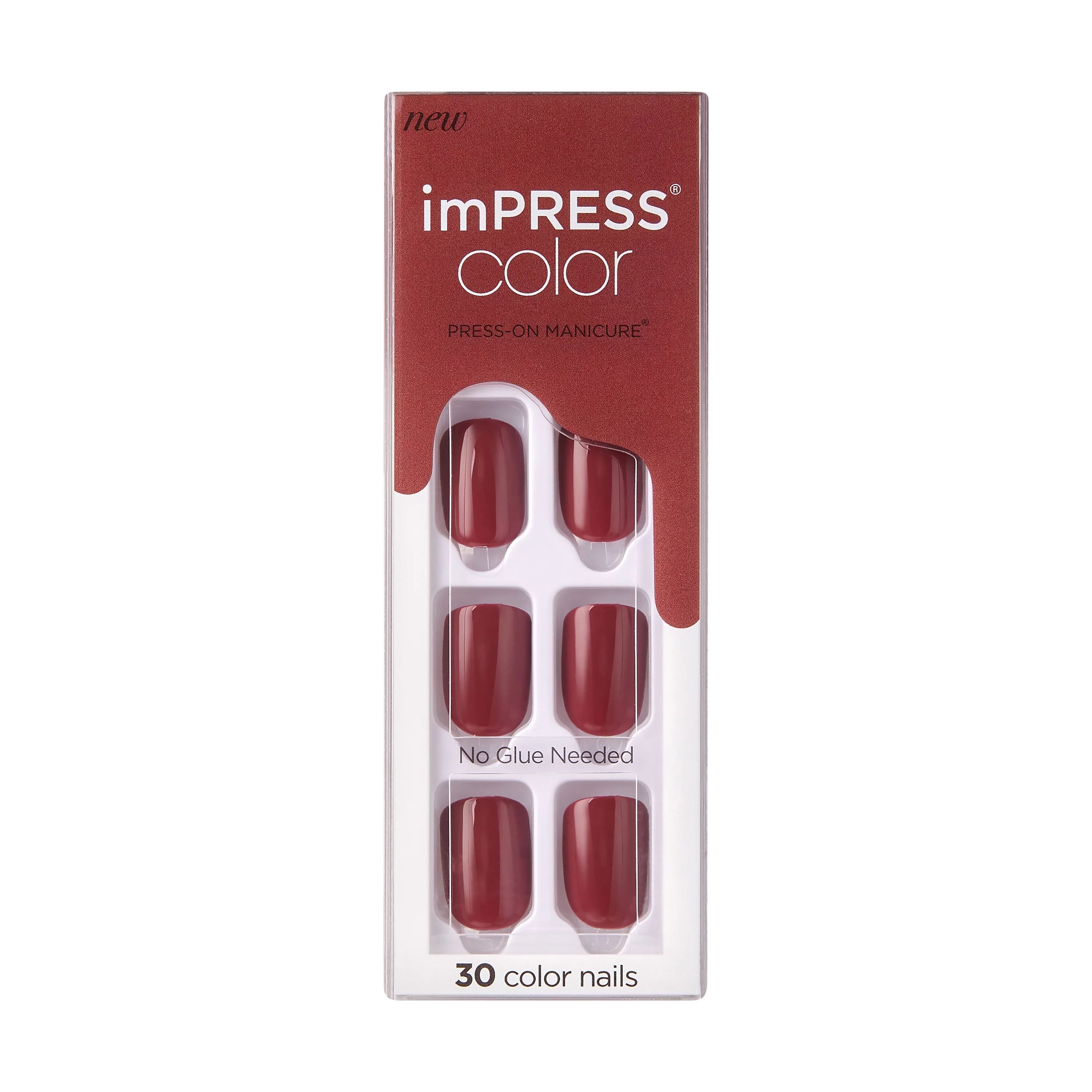 KISS imPRESS Color Press-on Manicure, ‘Espress(y)ourself’, 30 Count | Walmart (US)