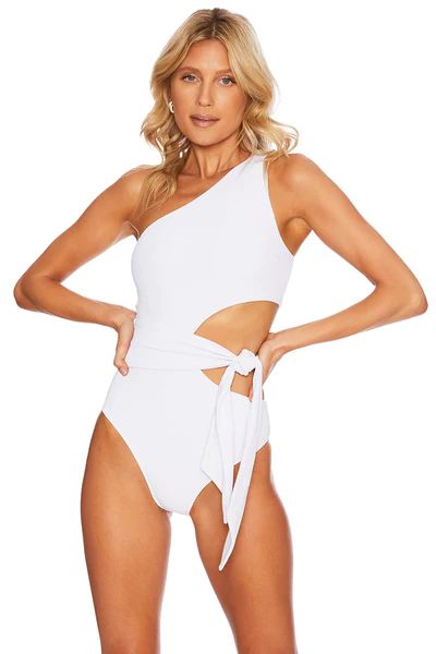 Carlie One Piece White | Beach Riot