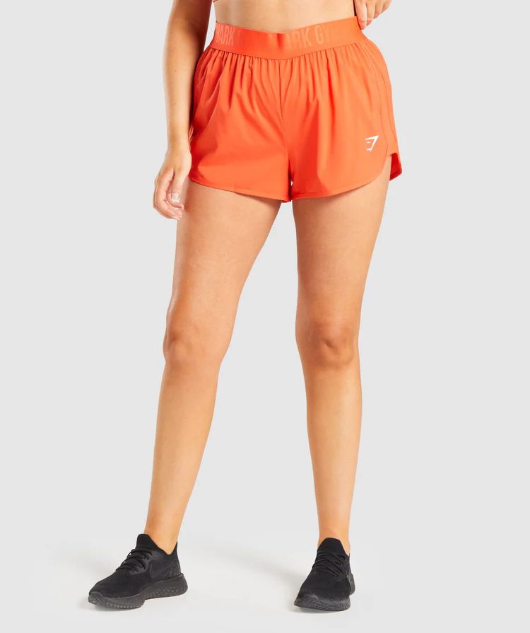 Gymshark Training Loose Fit Shorts - Orange | Gymshark (Global)