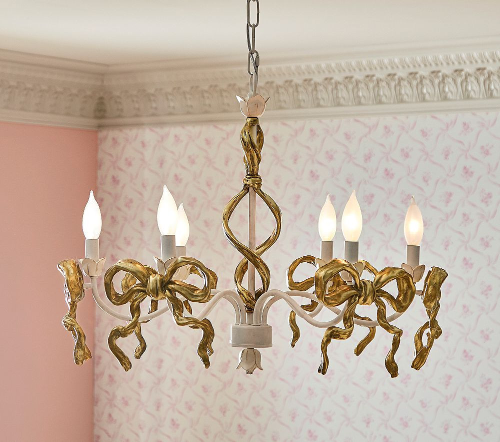 LoveShackFancy Bow Chandelier | Pottery Barn Kids