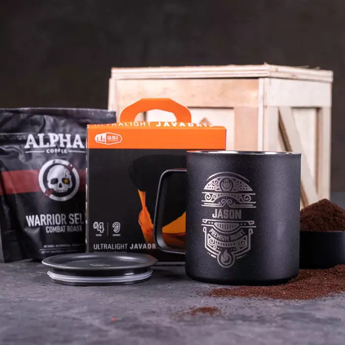 Personalized Mug Mini Crate | Man Crates
