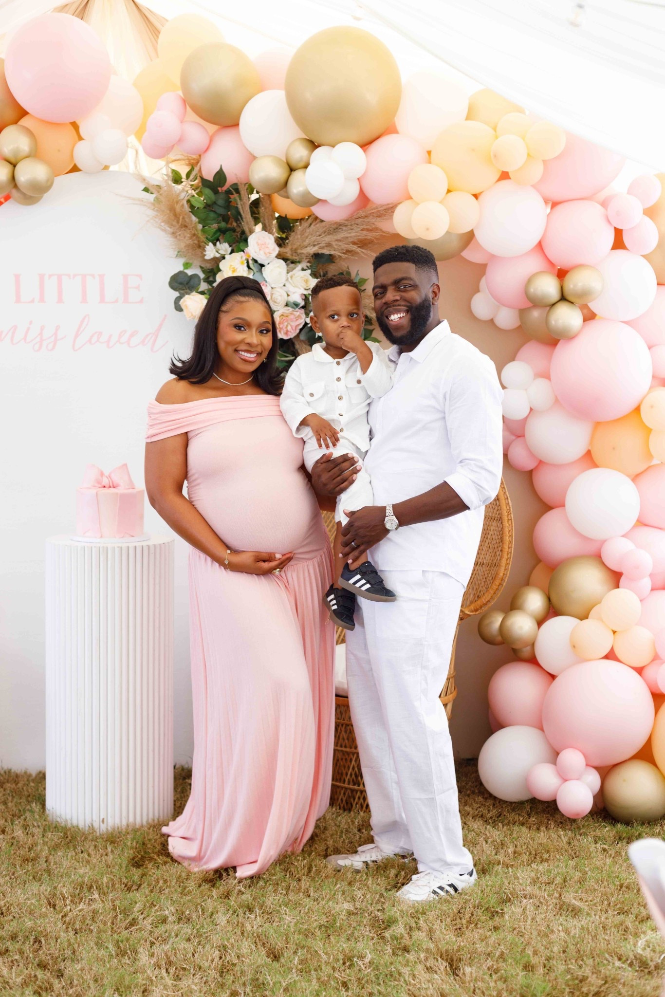 Our Little Miss Loved Baby Shower + What We Wore. I loved this theme so much and the outfits can mostly all be found on Amazon! 

#LTKFindsUnder50 #LTKootd #LTKBump