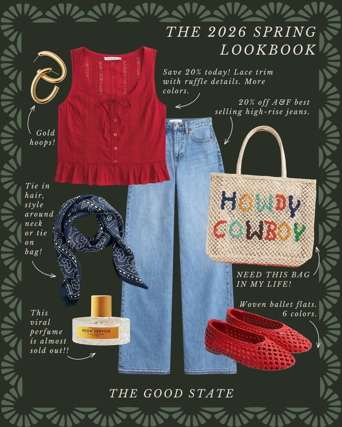 This Spring we are saying YES to happy colors!! We are saying yes to more prints and patterns. Yes to having fun getting dressed! This Lookbook is for the Spring girlies that are saying yes with me! The ones longing for the warmth of sunshine on their skin and a cool breeze blowing through their hair. Shorts and a sweatshirt weather. A flowy dress and a light cardigan. This is for the ladies counting down the days until the farmers market opens back up. The ones who love early mornings at the market—flaky croissant in one hand and a rosemary latte in the other. This is for the ones who can’t resist a bouquet of fresh flowers and are trying to figure out how to grow their own cut flower garden at home (🙋🏼‍♀️). For the ones who spend the golden evenings having a picnic with friends. For the people (like me) who always have a picnic blanket in their car. This is for the girlies love allllll things gingham, their trusty ball cap, pops of color and who firmly believe you can’t have too many neck scarves or bandanas. For the ones who love feminine details like lace trim, dainty florals and ruffles. This Spring may we slow down, breathe deep, embrace the life all around and romanticize the seemingly ordinary moments🌼

#LTKootd #LTKSaleAlert #LTKActive