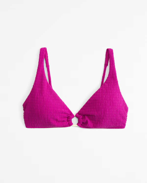 O-Ring High Apex Bikini Top | Abercrombie & Fitch (US)
