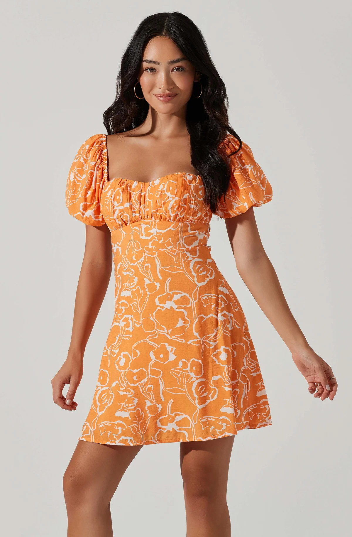 Esilda Sweetheart Neckline Mini Dress | ASTR The Label (US)