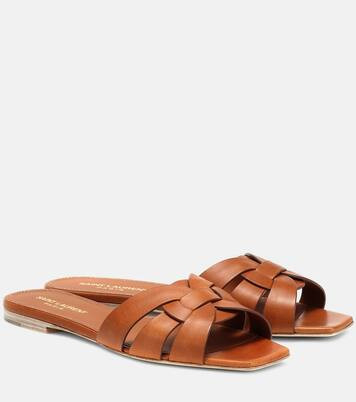 Tribute Nu Pieds 05 leather slides | Mytheresa (INTL)