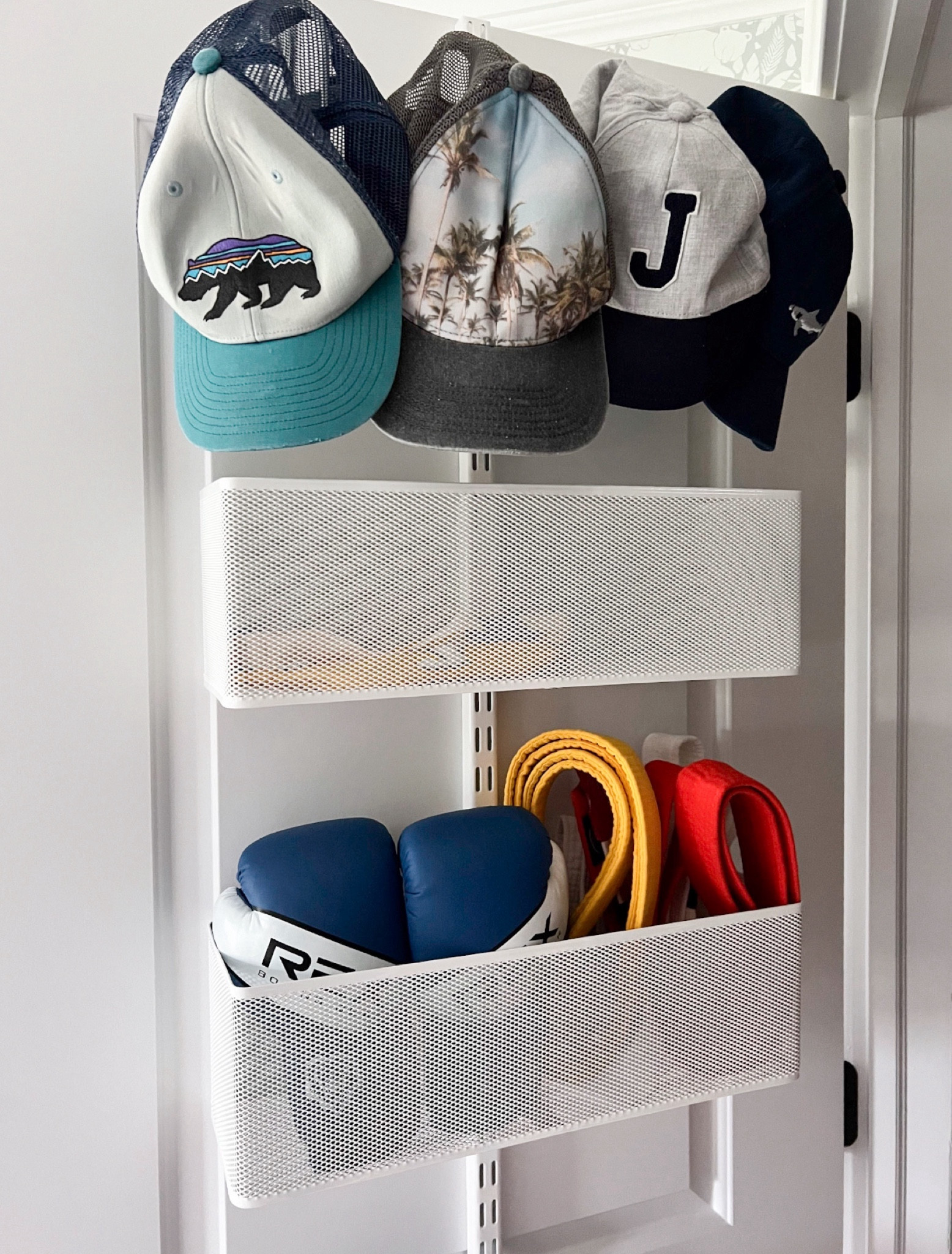  I added these door organizers to the inside of the kids’ closets for extra storage! You can configure them any way and switch them up as needed. Baskets for miscellaneous items, hooks for shoes and hats, etc. 🙌🏻 30% off! 

#LTKsalealert #LTKhome #LTKfamily