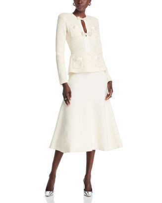 Sequined Knit Tailored Midi Dress | Bloomingdale's (US)