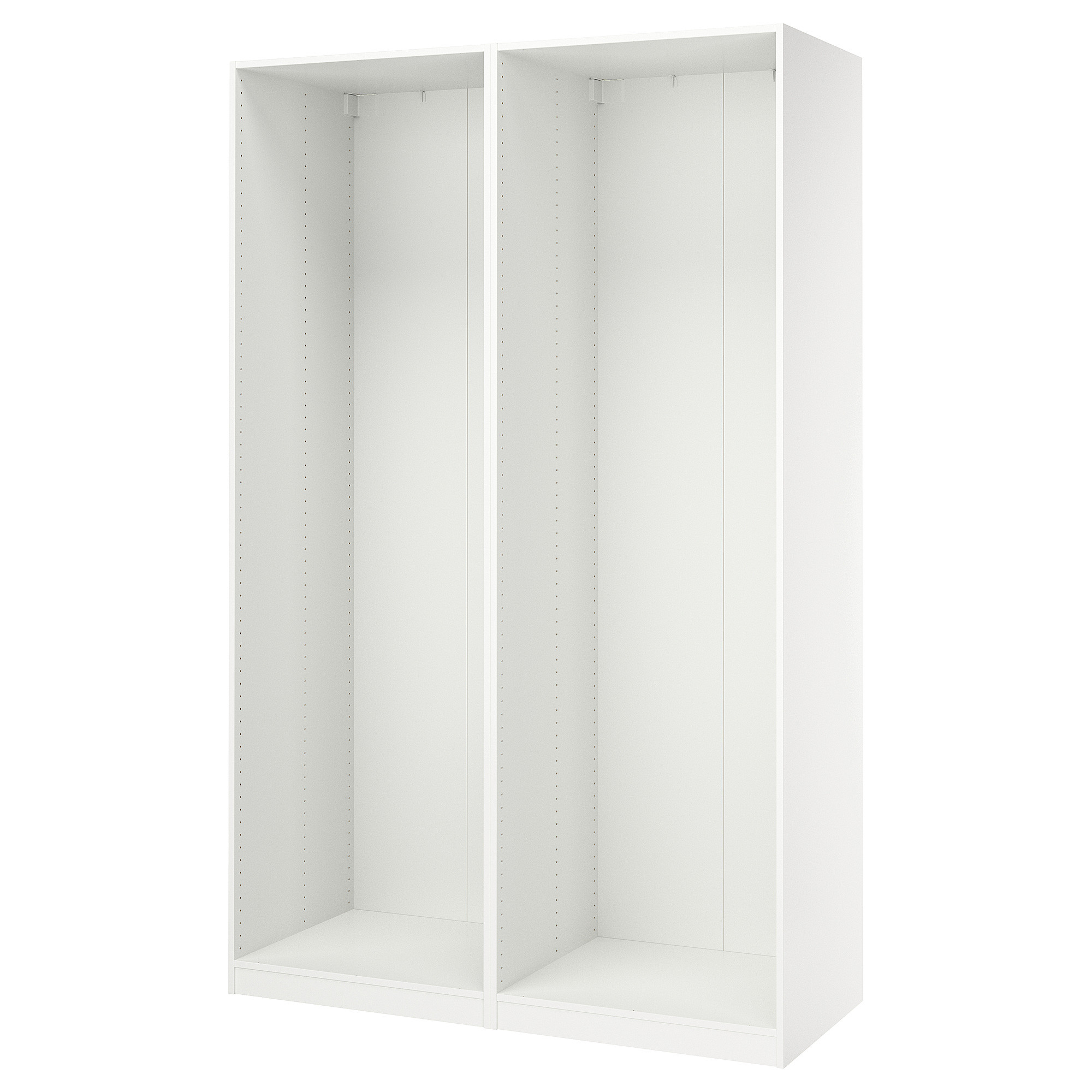 PAX 2 wardrobe frames, white, 58 7/8x22 7/8x93 1/8 " | IKEA US