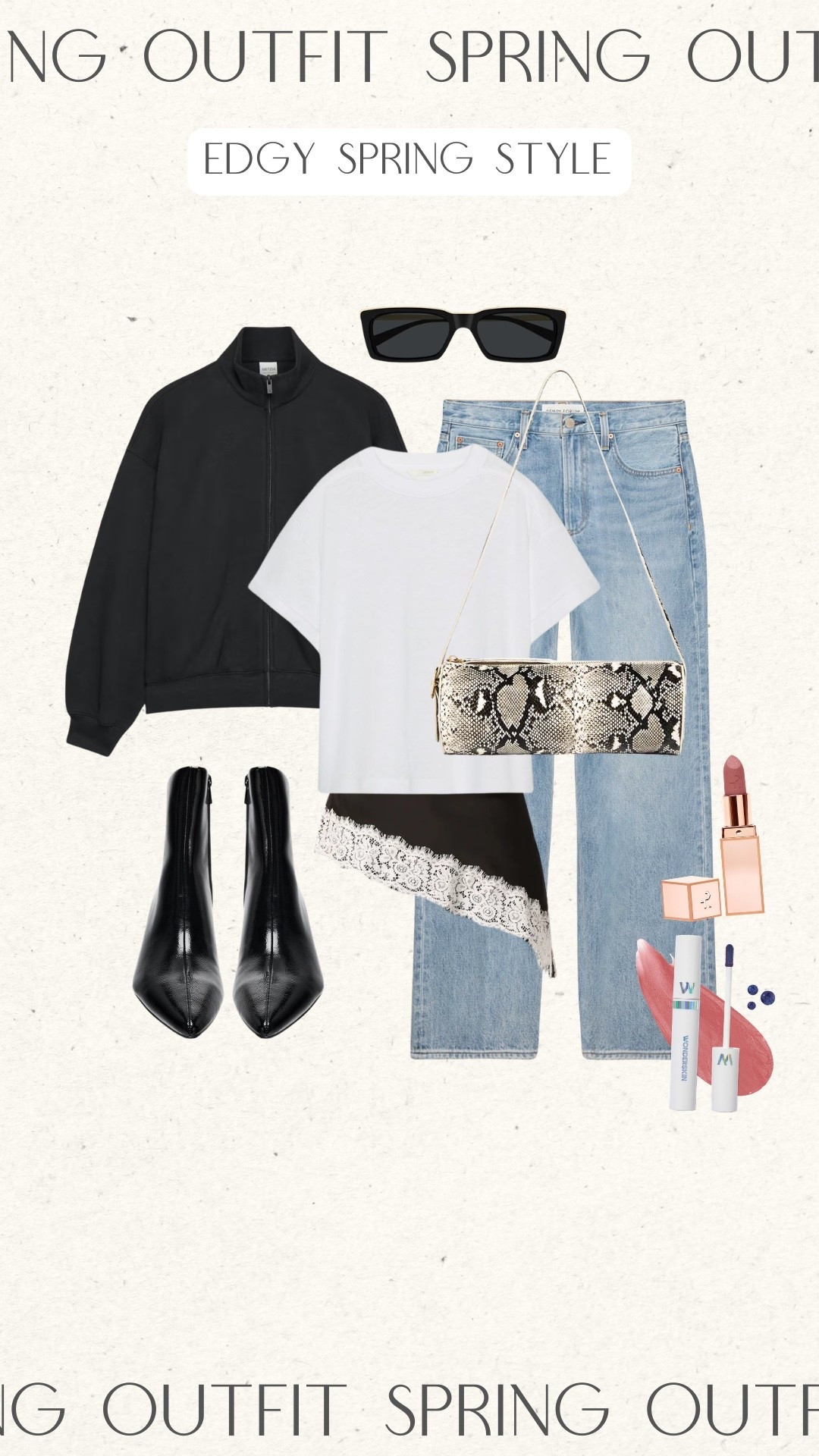 Edgy spring style!

Spring outfit, bomber jacket, edgy style, outfit inspo

#LTKPetite #LTKSeasonal #LTKootd