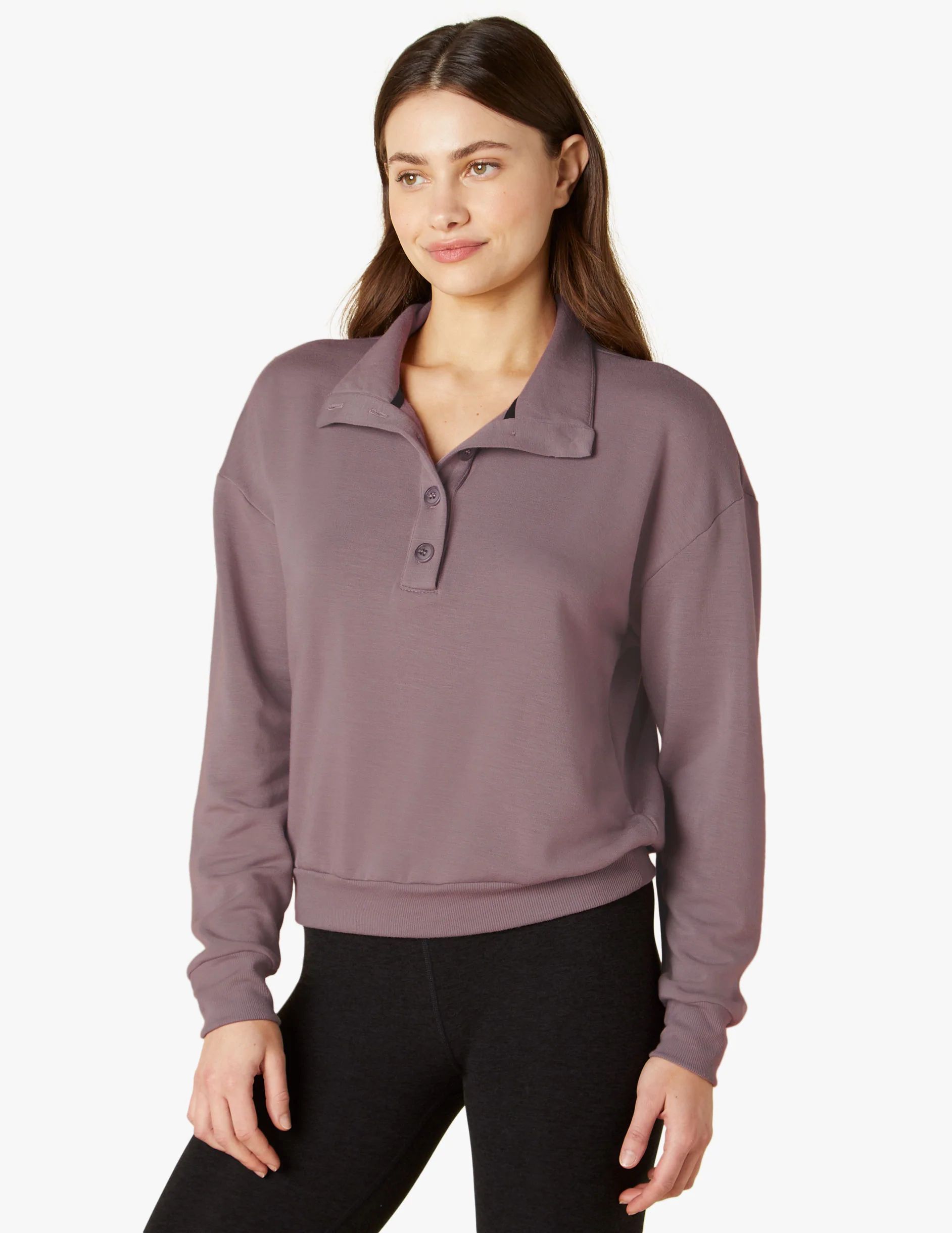 East Coast Button Pullover | Beyond Yoga | Beyond Yoga