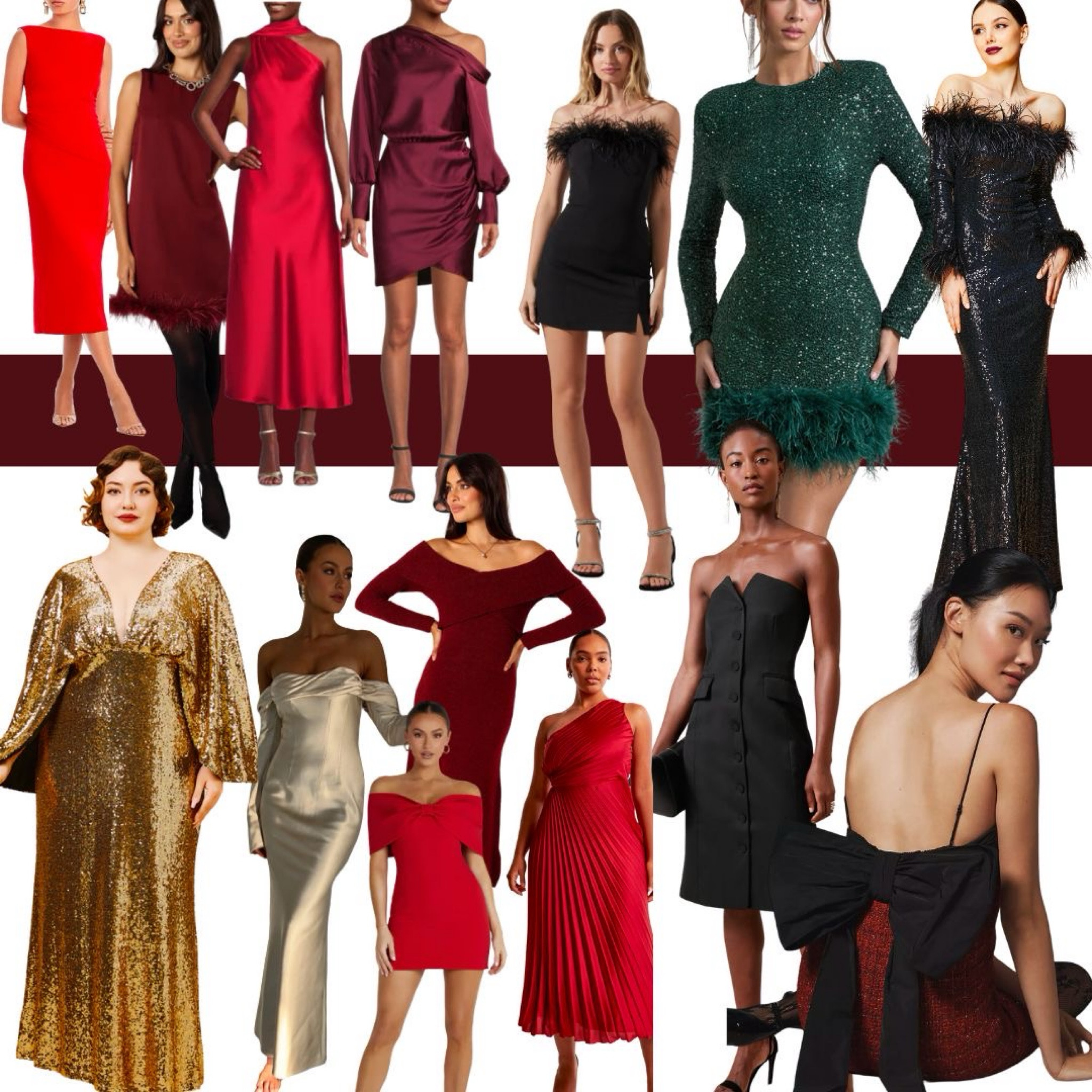 The second Party Dress Edit ♥️✨🎄 


Holiday dress | holiday party dress | Christmas dress | NYE dress | velvet dress | sequin dress | feather dress 

#LTKworkwear #LTKHoliday #LTKSeasonal