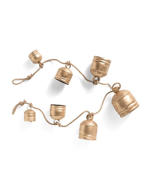 53in Metal  Hanging Bells Garland | TJ Maxx