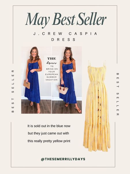 May Best seller - this dress is absolutely beautiful and while it’s sold out in blue right now, they just came out with this beautiful yellow color 

#LTKParties #LTKWedding #LTKStyleTip