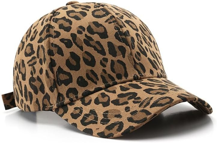 Spevert Baseball Hat with Leopard Pattern for Women Adjustable Dad Hat Unconstructed Plain Cap Ou... | Amazon (US)