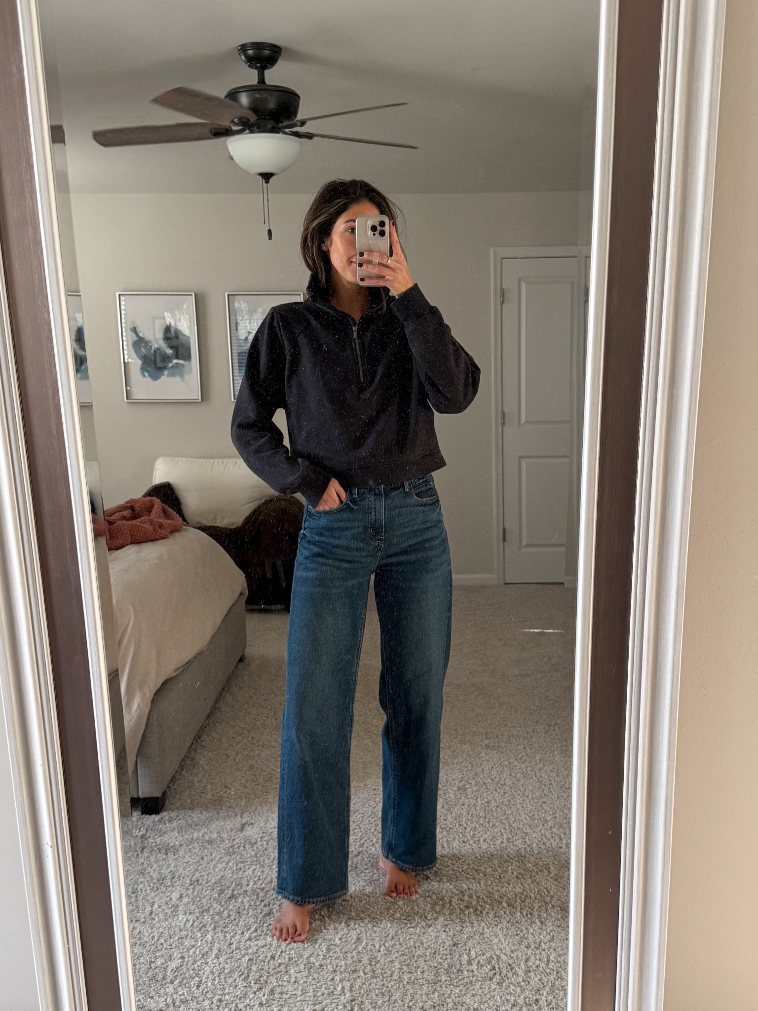 My fave pair of wide leg jeans! (Sized down to 4) 

#LTKSaleAlert #LTKTall #LTKootd