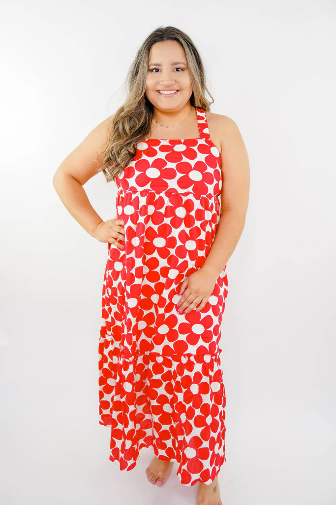 Sunset Lover Floral Midi Dress | Dress & Dwell