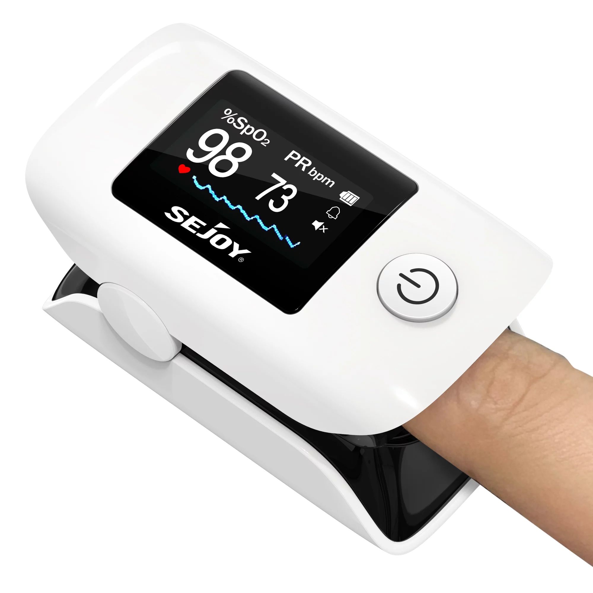 Sejoy Pulse Oximeter Fingertip with Sound Reminder, Smart Blood Oxygen Saturation Monitor with Ca... | Walmart (US)