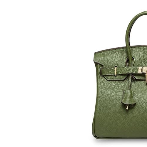 Genuine Top-Grain Leather Women's Shoulder & Crossbody Fashion Handbag (Army green,Size 20 (20x10x15cm)) | Amazon (US)