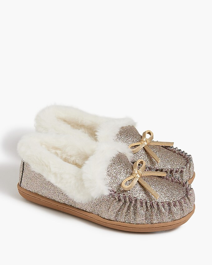 Girls' glitter slippers | J.Crew Factory