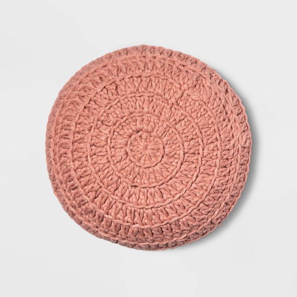 Round Hand Crochet Throw Pillow - Opalhouse™ | Target