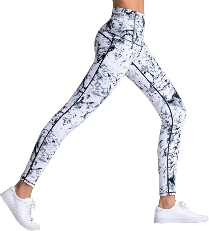 Dragon Fit Compression Yoga Pants Power Stretch Workout Leggings with High Waist Tummy Control | Amazon (US)