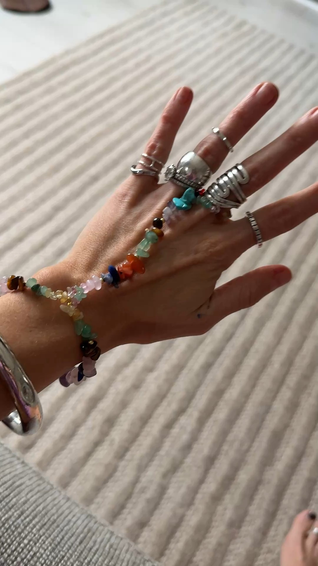 How fun is this beaded hand chain? I grabbed it for an upcoming beach vacay, but I’ll definitely be wearing it before then. It’s such an easy way to add a little personality — even with the simplest outfit.

#LTKootd #LTKgrwm #LTKTravel