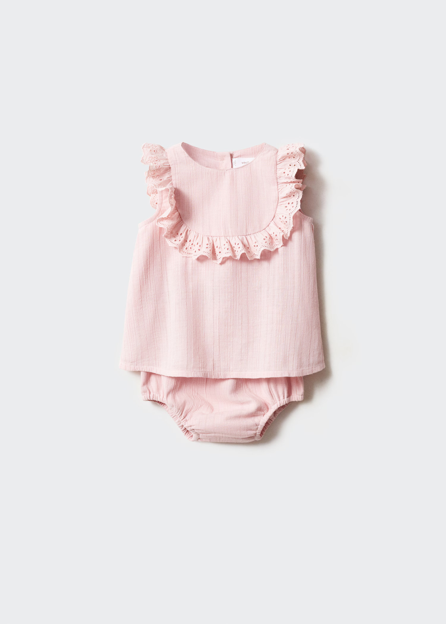 Ruffled cotton frock and dress | MANGO (US)