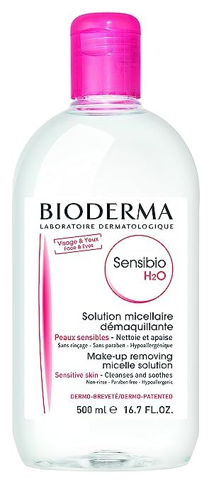 Bioderma Sensibio H2O Micellar Water, Cleansing and Make-Up Removing Solution | Amazon (US)