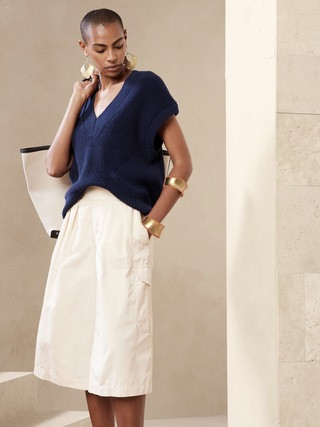 Cima Oversized Sweater Vest | Banana Republic (US)