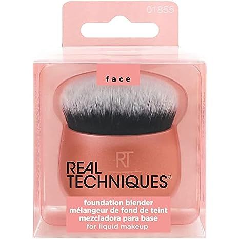 Real Techniques 1855 Makeup Blender Brush for Liquid Foundation Versatile for Cream and Powder Fo... | Amazon (US)