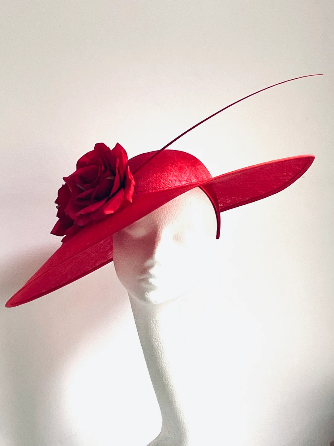 Red Kentucky Derby Fascinator, Red Wedding Hat, Red Royal Ascot Fascinator Hat, Red Kentucky Fasc... | Etsy (US)