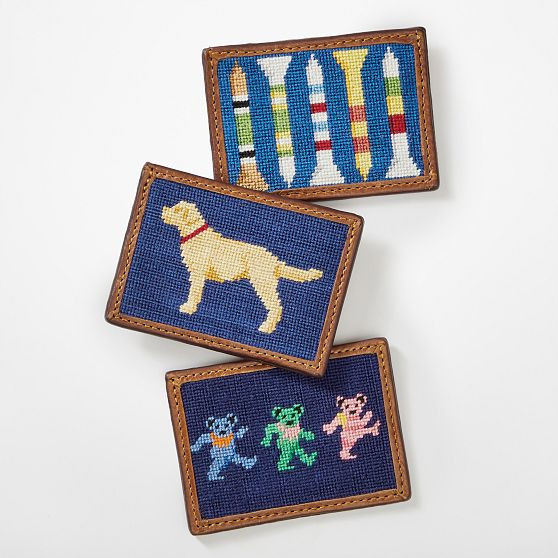 Smathers & Branson Needlepoint Card Case | Mark and Graham