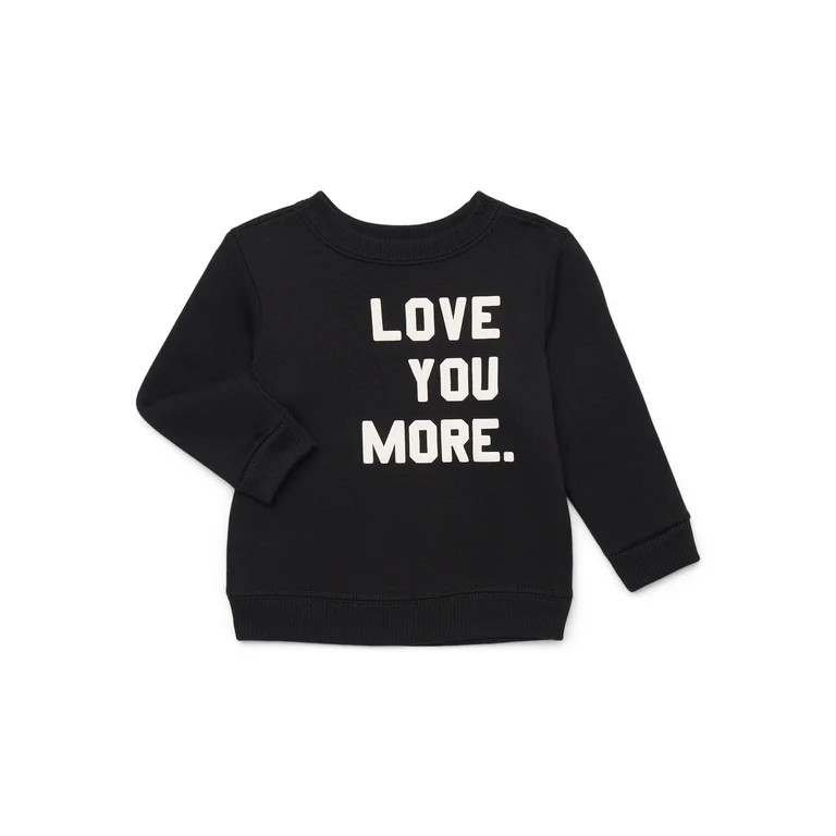 Garanimals Baby Boys Printed Fleece Sweatshirt, Sizes 6-24 Months | Walmart (US)