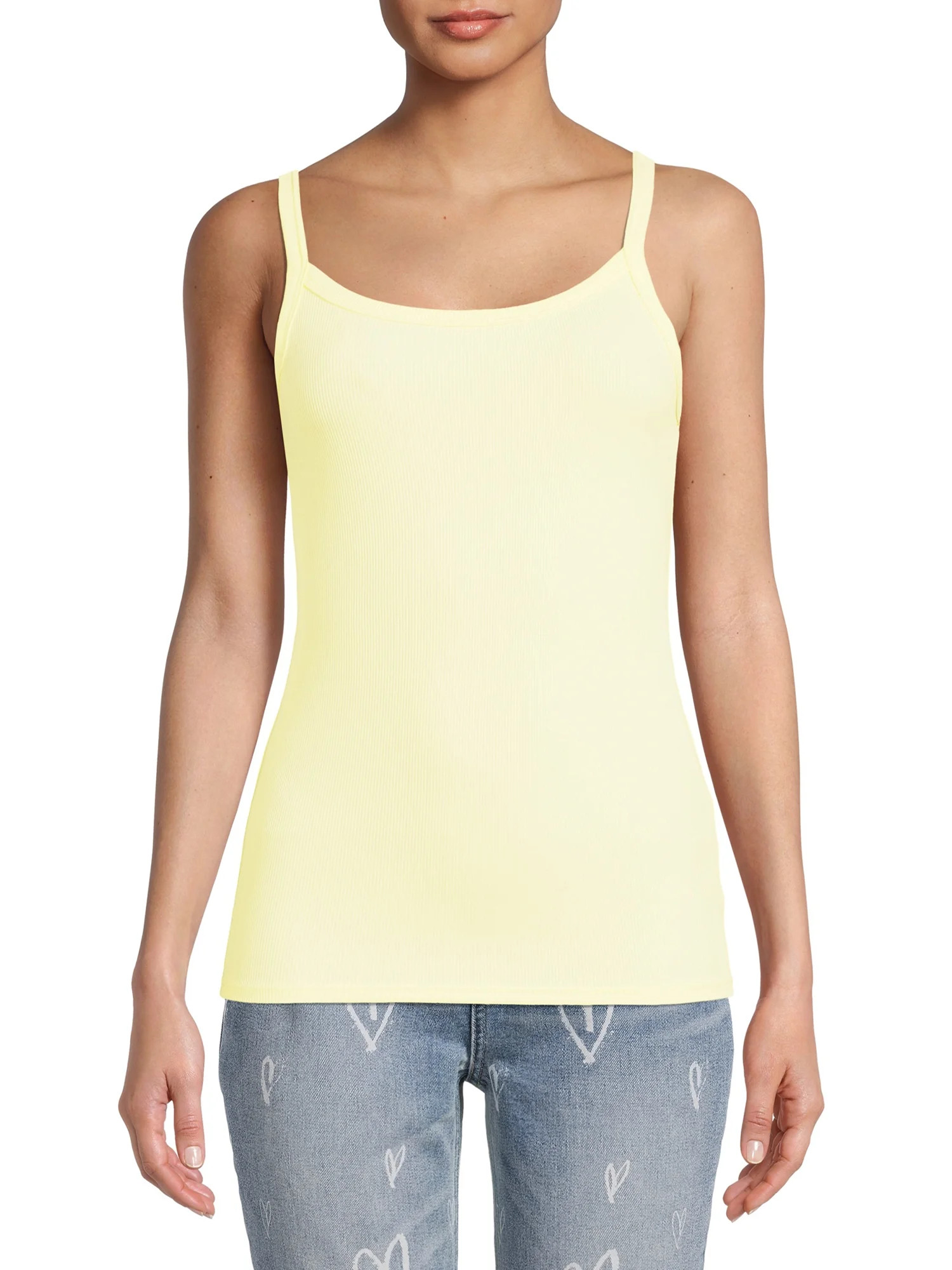 No Boundaries Rib Cami Top, 1 or 5-Pack, Women's | Walmart (US)