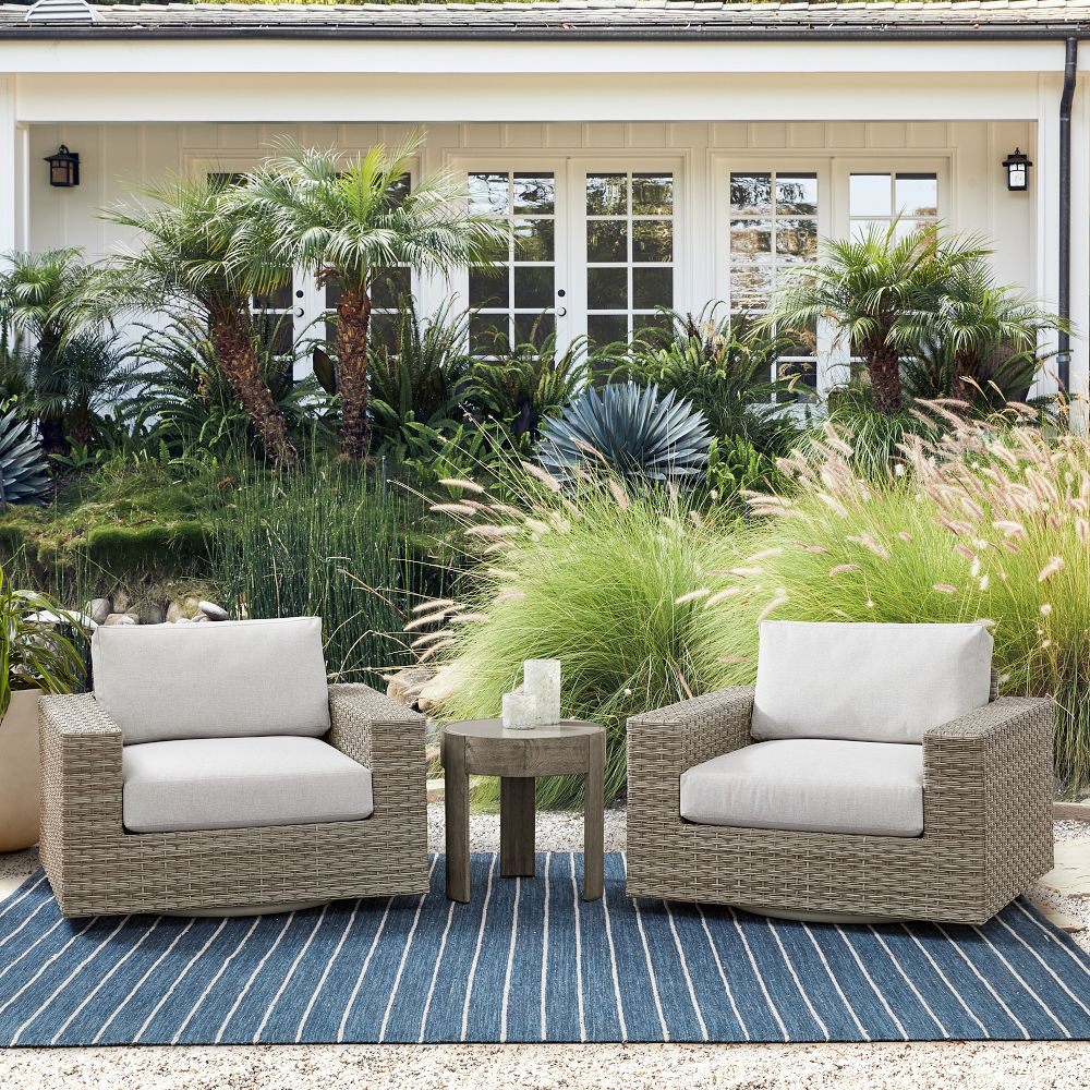 Portside Outdoor Round Side Table (20") | West Elm (US)