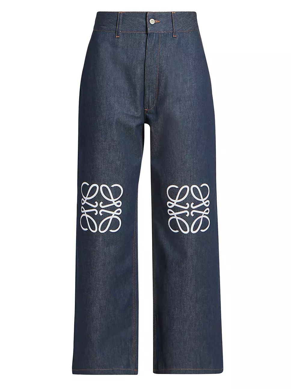 Anagram Mid-Rise Baggy Jeans | Saks Fifth Avenue