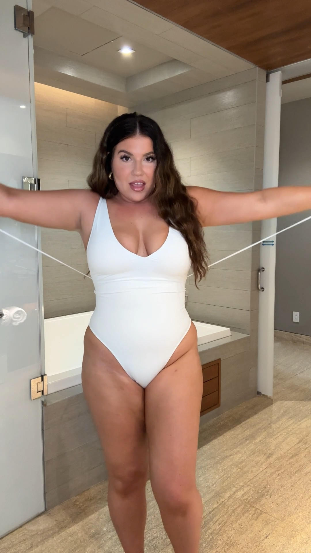 My favorite shapewear swimsuits are on sale today! Such a good sale if you’ve been eyeing these, def snag! (I wear a large regular torso length! This is the hi cut version!)

#LTKMidsize #LTKSaleAlert