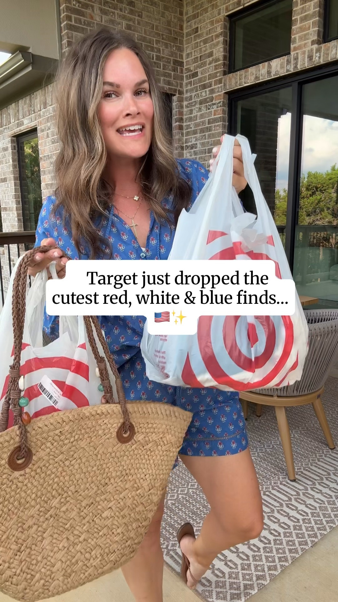 Target is bringing all the red, white & blue this year! 🇺🇸 I found the cutest patriotic outfits, matching sets, graphic tees, swimsuits, sandals, and accessories for the Fourth of July and all your summer plans. LIKE and comment “TARGET FINDS”
For deets. #targetfashion

#LTKSaleAlert #LTKootd #LTKmomlife